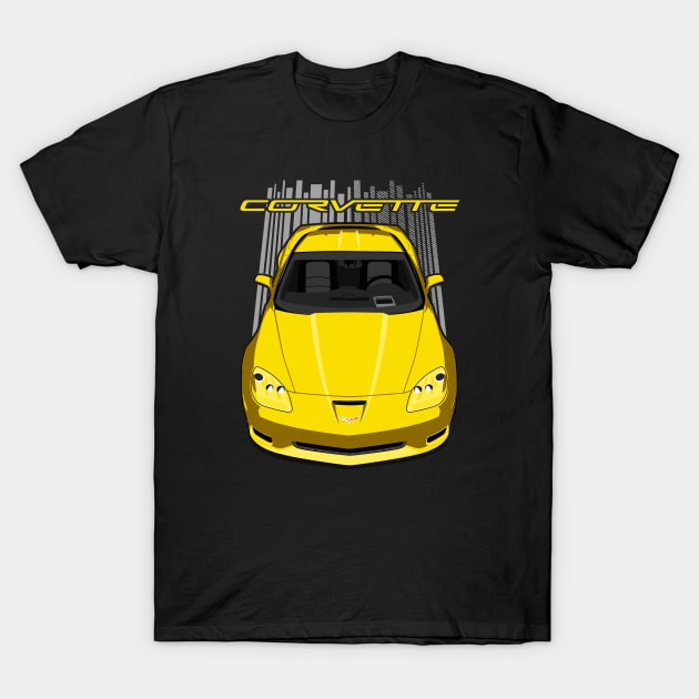 Corvette C6 Z06 - Yellow T-Shirt by V8social